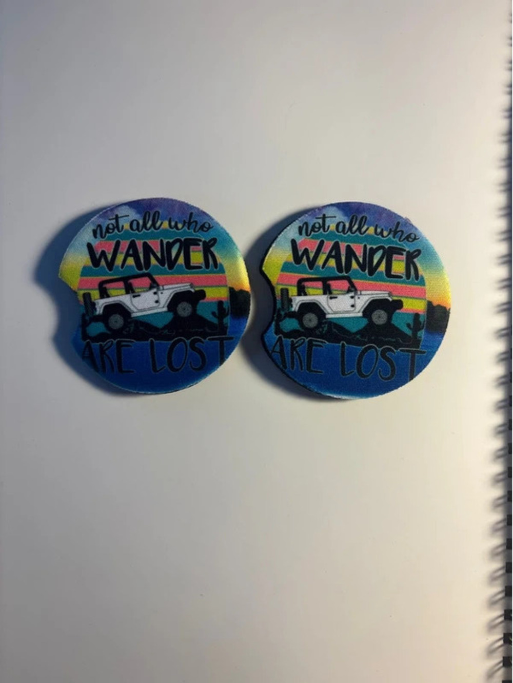Car coasters jeep theme